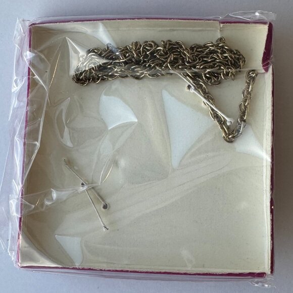 VINTAGE NEW Sarah Coventry 1975 Limited Edition Peace Cross - Picture 4 of 6